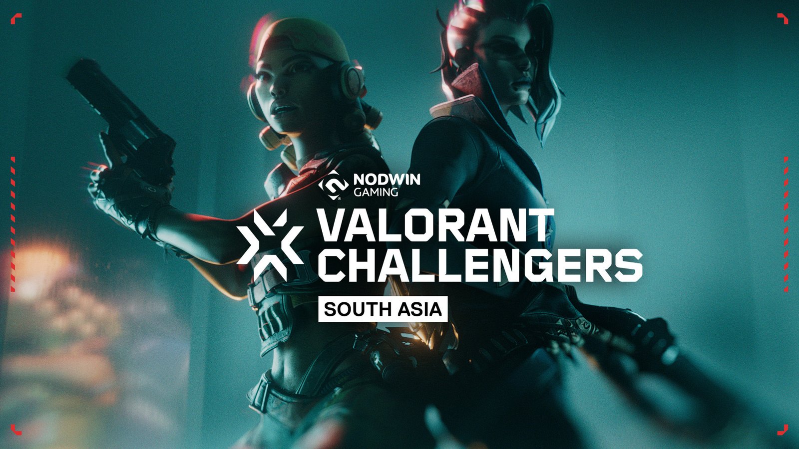 VALORANT Challengers South Asia 2026 official promotional banner by NODWIN Gaming