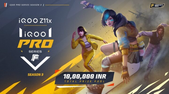 iQOO Pro Series Season 3 Announced: ₹10 Lakh Free Fire MAX Tournament