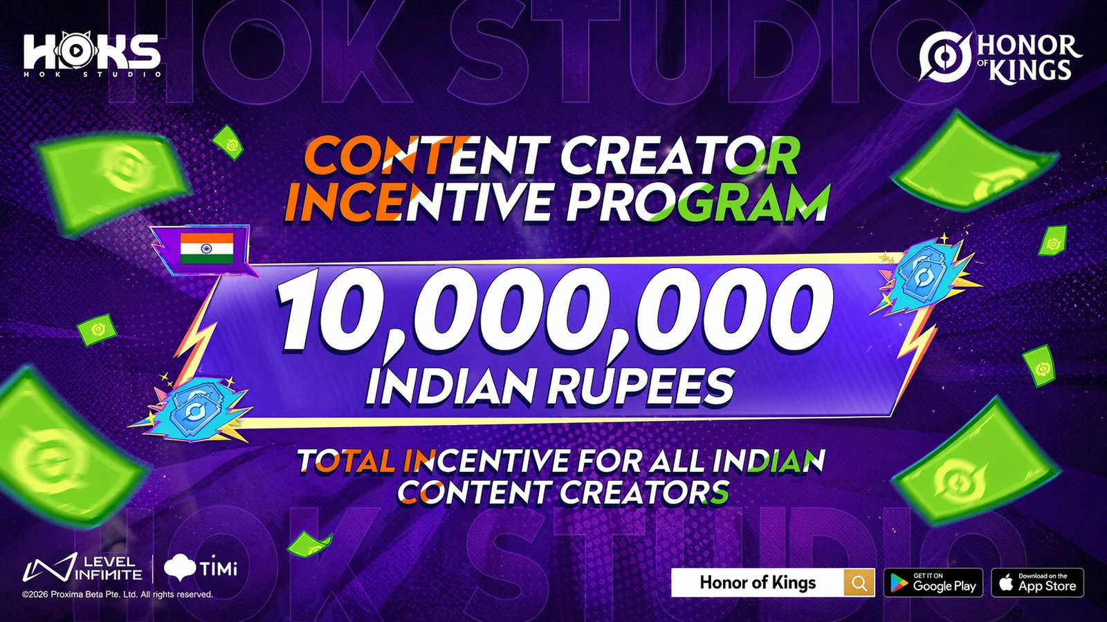 Honor of Kings - HOK Studio debuts in India with an initial ₹10 million creator incentive program